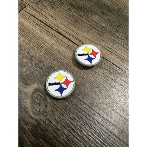 Crocs Pittsburg Steelers Football Team Charm For - 2 Pieces Gold - $6 -  From Nikolai