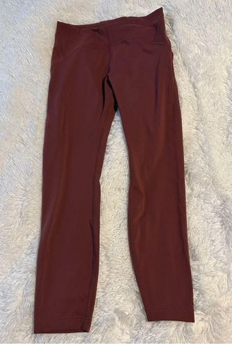 Lululemon InStill High-Rise Tight 25 Smoky Red Size 8 - $68