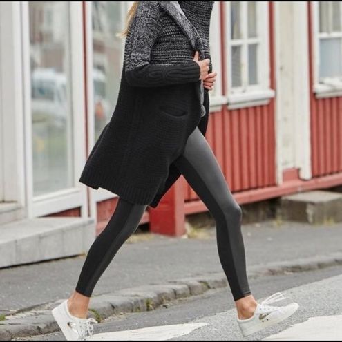 Leather Athletic Leggings