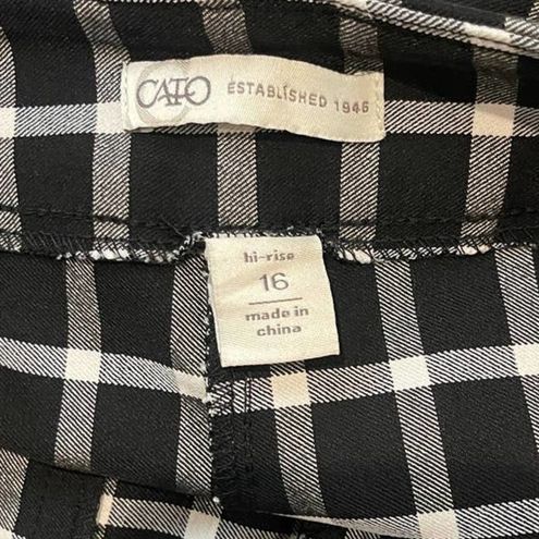 CATO Plaid Bengaline Pants