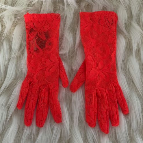 gucci lace gloves