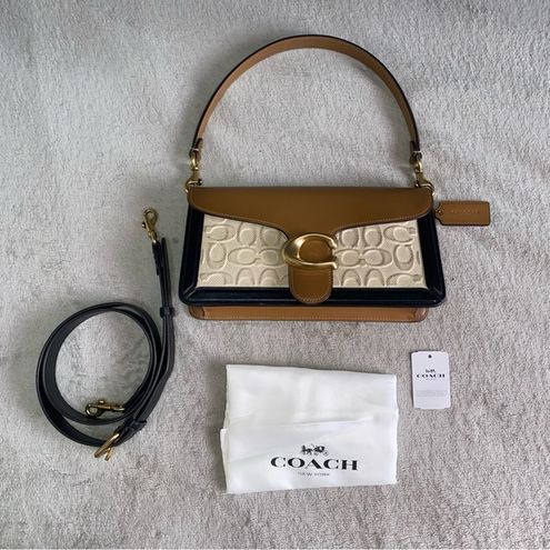 Coach Mini Tabby Bag Charm In Colorblock new