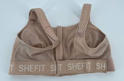 SheFit Ultimate Sports Bra Sz 2 Luxe Beige Fully Adjustable - $50