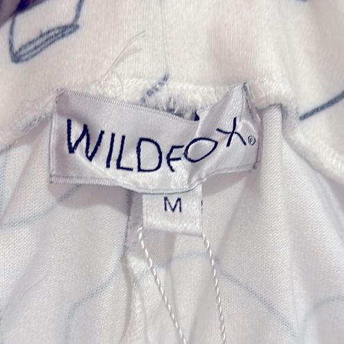 Wildfox POPPING BOTTLES TENNIS CLUB CHAMPAGNE VANILLA WHITE SOFT LOUNGE  PANTS M Size M - $43 New With Tags - From Donna