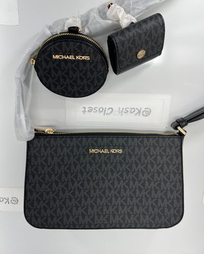 Michael Kors, Bags, Michael Kors Jet Set Travel Small Shoulder Crossbody  Bag Tech Attached Black