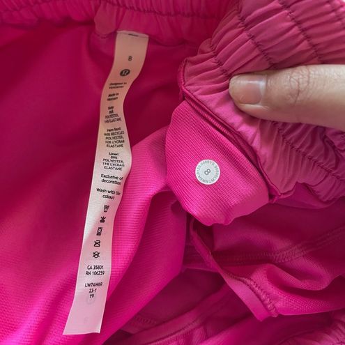 Lululemon Sonic Pink High-Rise Hotty Hot Shorts 2.5” Size 8 - $61 - From  Lululemon