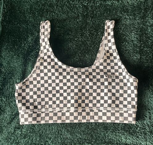 Vans Checkered Sports Bra Multiple Size L - $14 (44% Off Retail