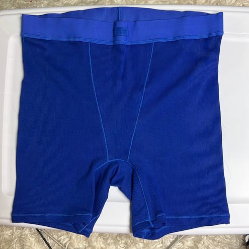 SKIMS NWT Rib Boxer Cobalt L Blue Size L - $88 - From Bae