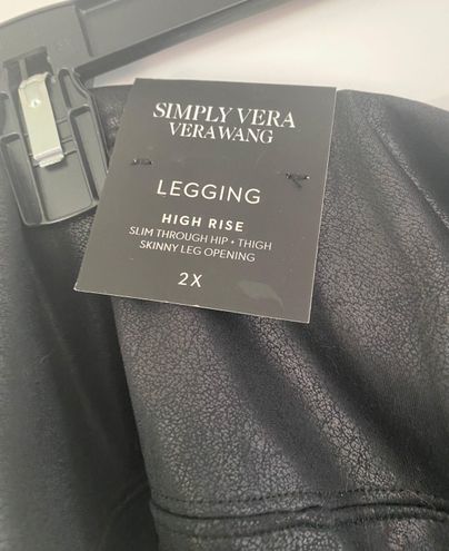 Vera Wang Leggings Black Size 2X - $21 (50% Off Retail) New With Tags -  From Jasmine