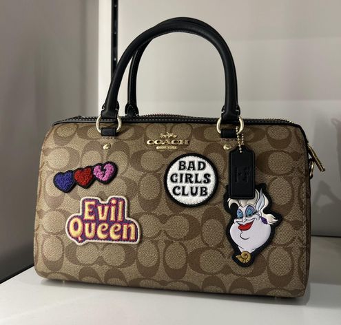 Coach Disney Villain Patches Rowan Satchel Bag