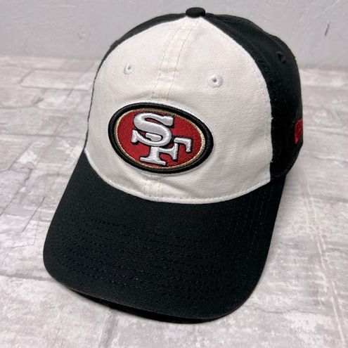 New Era San Francisco 49ers black cream baseball hat adjustable OS unisex -  $11 - From Pinkiosk