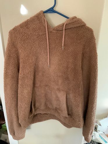 SheIn Teddy Bear Sweater Brown Size L 
