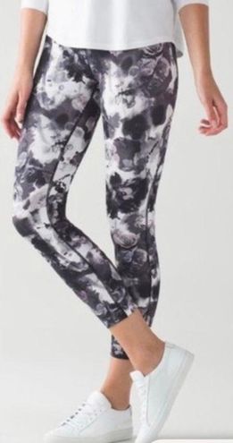 Lululemon Watercolor Tie-Dye Leggings Gray Size 2 - $63 - From Phyllis