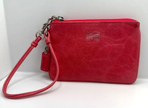 Coach Poppy Fuchsia / Barbiecore Pink Wristlet - $39 - From Lolas