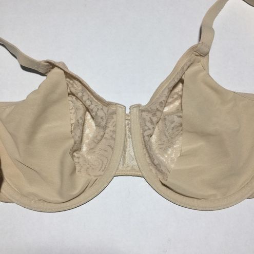 Wacoal Halo Lace Seamless Underwire J-Hook Bra Natural Nude