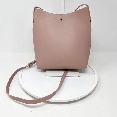 VEGAN LEATHER shoulder bag PEONY purse SAMARA satchel BE KIND COLLECTION  pink