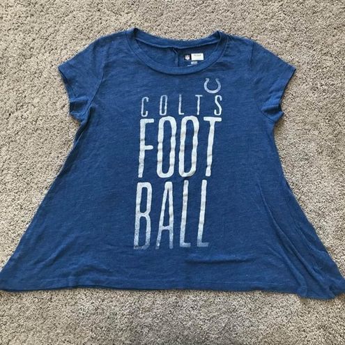 NFL Team Apparel women's small blue Indianapolis Colts top - $9