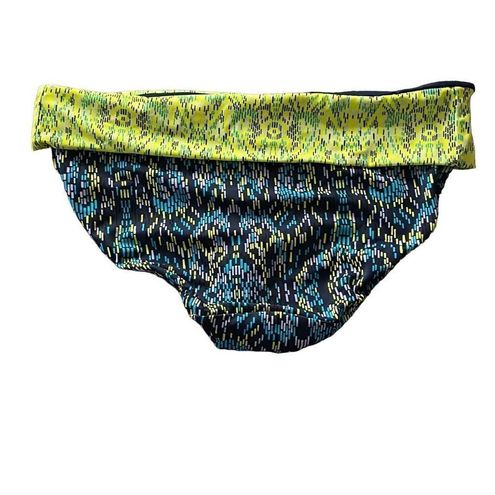 Soma, Swim, Soma Swim Foldover Hipster Swim Bikini Bottom Porto Tile  Multicolor Nwt