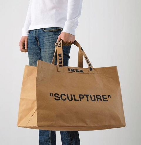 Off-White Virgil Abloh x Ikea Sculpture Bag Tan - $50 New With Tags - From  Ouida