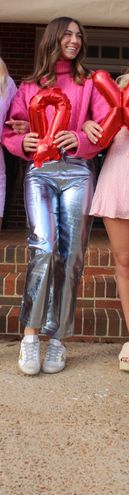 BuddyLove Travolta High-rise Metallic Pants Size 25 - $65 (18% Off Retail)  - From sierra