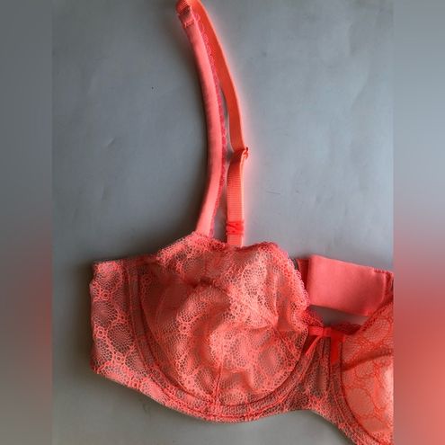 Victoria's Secret Body by Victoria Unlined Demi Lace Bra Size 36C Pink -  $15 (78% Off Retail) - From Faith