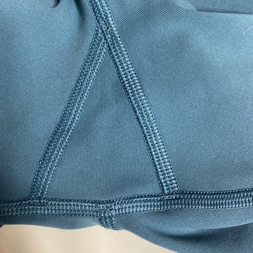 Lululemon Nulu Mesh Panels High-Rise Crop 21 size 4 Blue - $38 - From Maryn