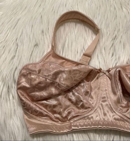 Bali Satin Tracings Minimizer Bra Soft Taupe Tan Size undefined