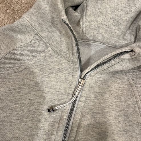 Lululemon half zip scuba with hood in grey Size undefined - $58