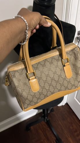 vintage gucci handbag. Brown speedy