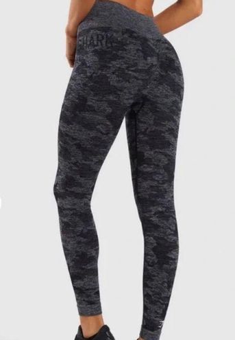 Gymshark ADAPT CAMO SEAMLESS LEGGING IN BLACK - $28 - From Olyvia