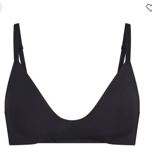 SKIMS New Wireless Form T-Shirt Demi Bra Onyx (Black) Size 42DD