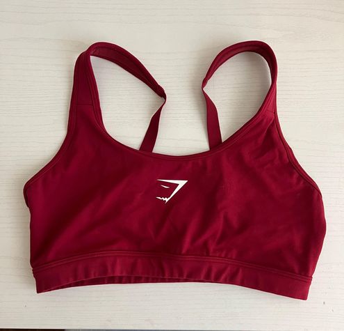 Gymshark Scoop Neck Training Sports Bra Red - $13 (48% Off Retail) - From  Kailyn