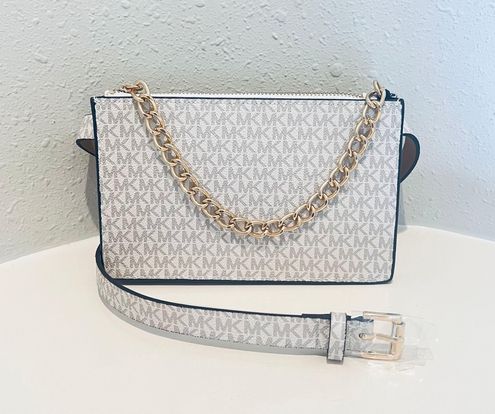 Michael Kors Signature Logo Pull Chain Belt Bag