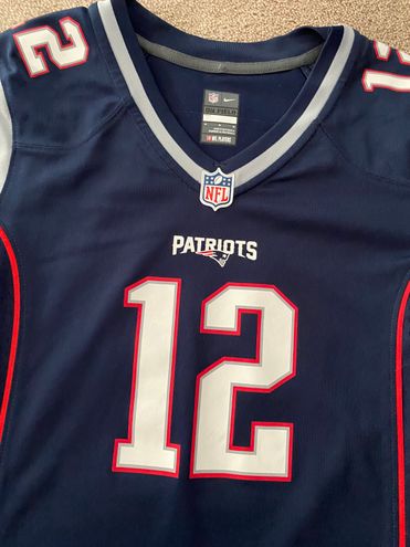 Nike Authentic New England Patriots Tom Brady Jersey Womens Medium NFL On  Field Blue - $25 (72% Off Retail) - From Sarah