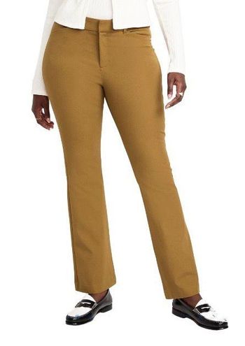 Old Navy Pixie High Rise Flare Pants Brown Size 12 - $25 (50% Off