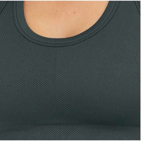 SPANX Seamless Sculpt Chevron Ribbed Longline Medium Impact Sports