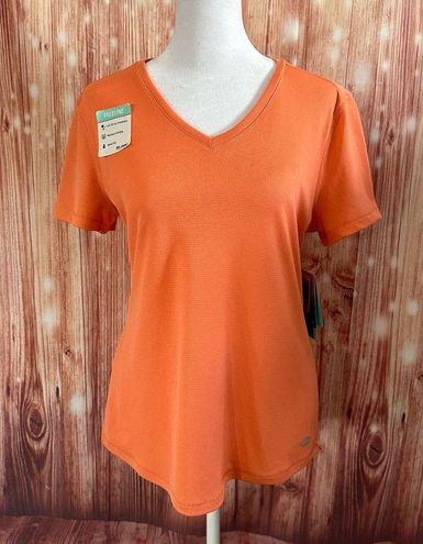 Reel Legends Womens Solid Freeline V Neck Short Sleeve Top - $14 New With  Tags - From Melissa