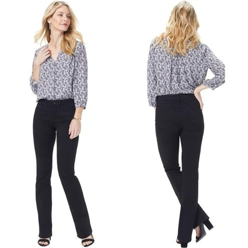 NYDJ Barbara Petite Tummy-Control Bootcut Jeans Slim-Fit Lift Tuck Black  16P - $40 - From Elmee