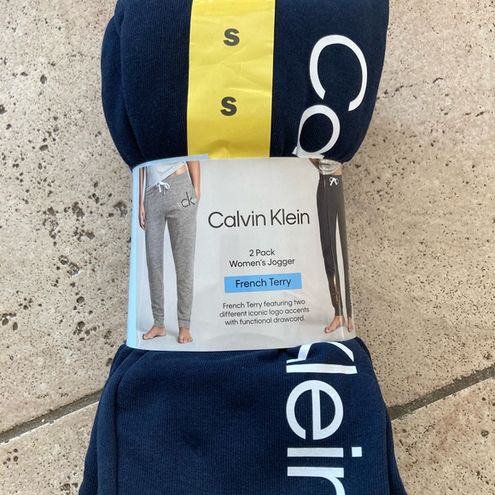 NWT Calvin Klein Women Jogger 2 Pack Navy/ Gray