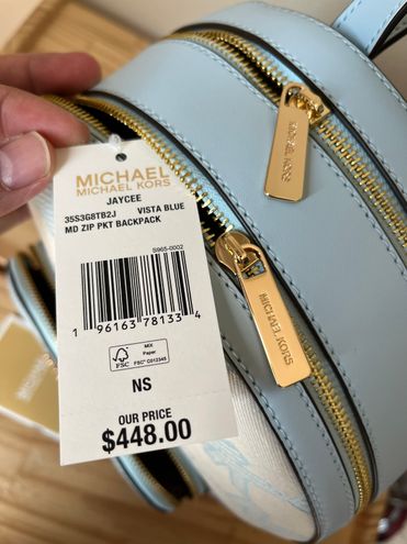 Michael Kors Backpack Blue - $249 (54% Off Retail) New With Tags