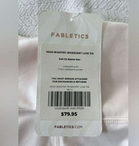 PureLuxe High-Waisted Iridescent 7/8 Leggings Fabletics