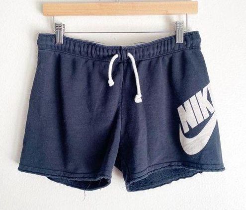 Nike Sweatpants Shorts Black and White Womens Size Small - $30