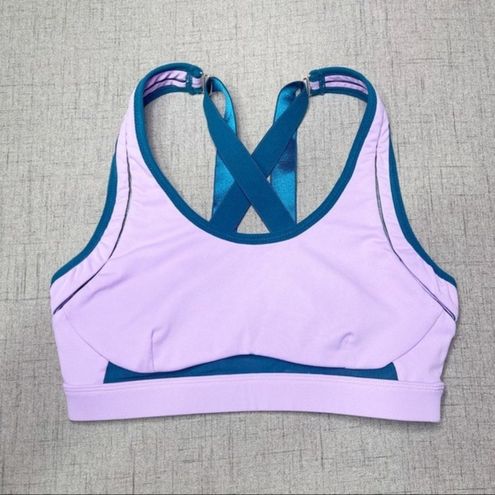 Fabletics Belle High Impact Sports Bra Purple Small - $29 - From Kelly