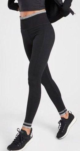 Athleta Andes Black High Rise Seamless Athletic Leggings XS - $65