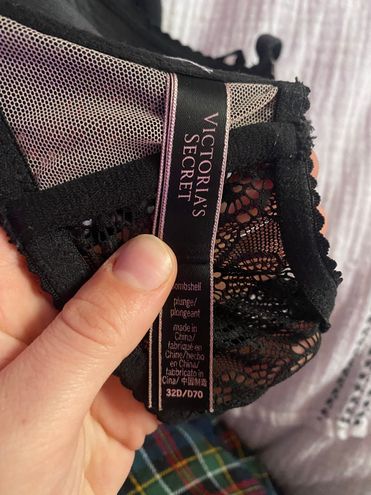 Victoria's Secret Bombshell Bra Black Size 32 D - $14 (75% Off Retail) -  From Adeline