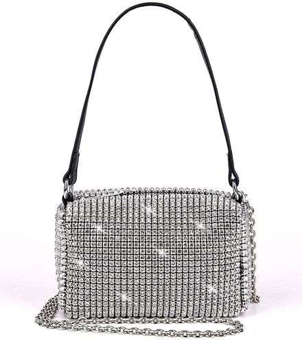 Evening Clutch Bag for Women Prom Party Wedding Purse Sparkly Crystal  Rhinestones Ladies Handbag