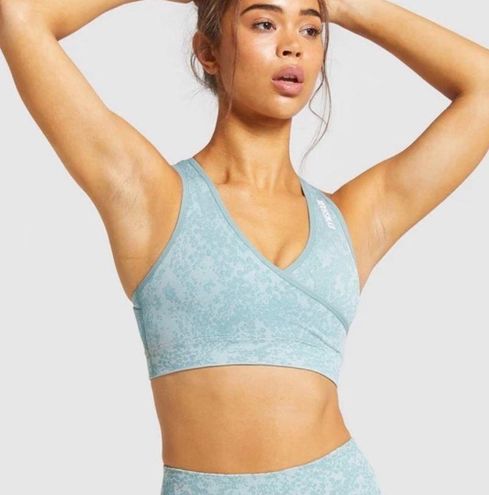 Gymshark Adapt Animal Seamless Sports Bra Green Size M - $30 (33% Off  Retail) - From Haley