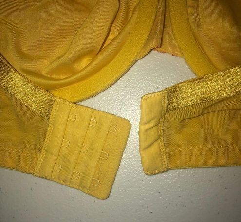 Cacique yellow pink underwired bra size:40C Size undefined - $16