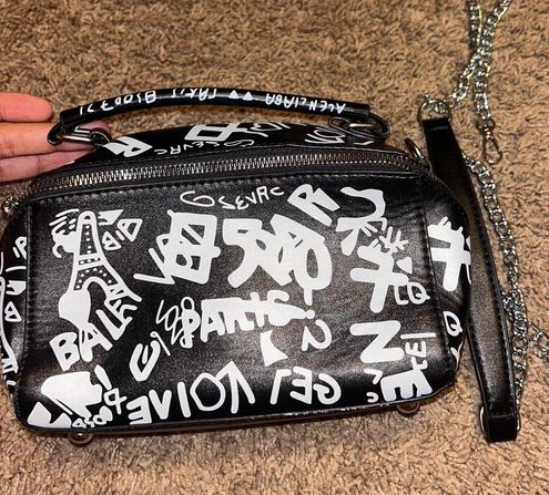 Blackwhite Graffiti Purse Black - $9 New With Tags - From Kiera