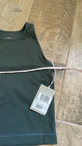 Everlane Dark Green Perform Shelf Bra Tank Top size XS Dri Fit Workout Top  NWT - $22 New With Tags - From Marilyn